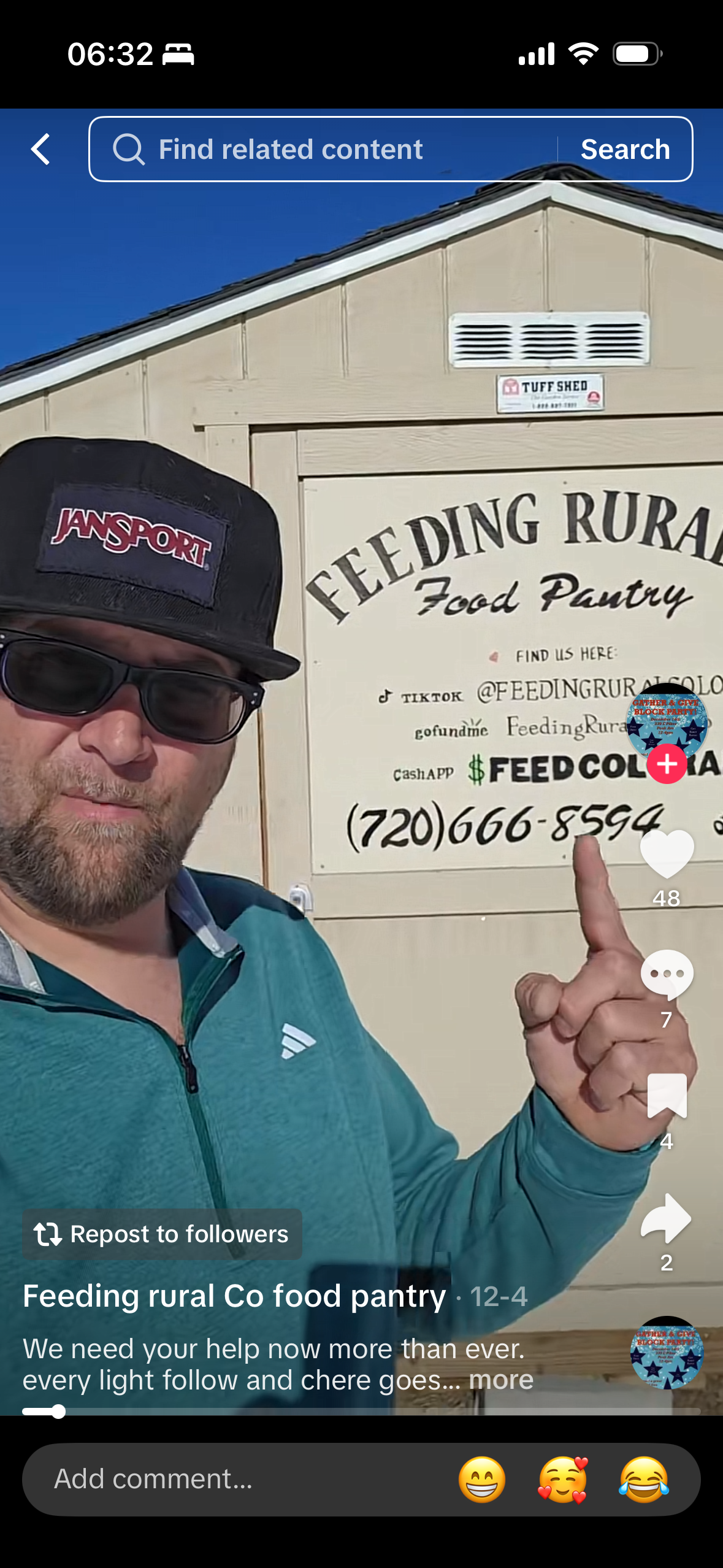 Community food pantry serving rural Colorado